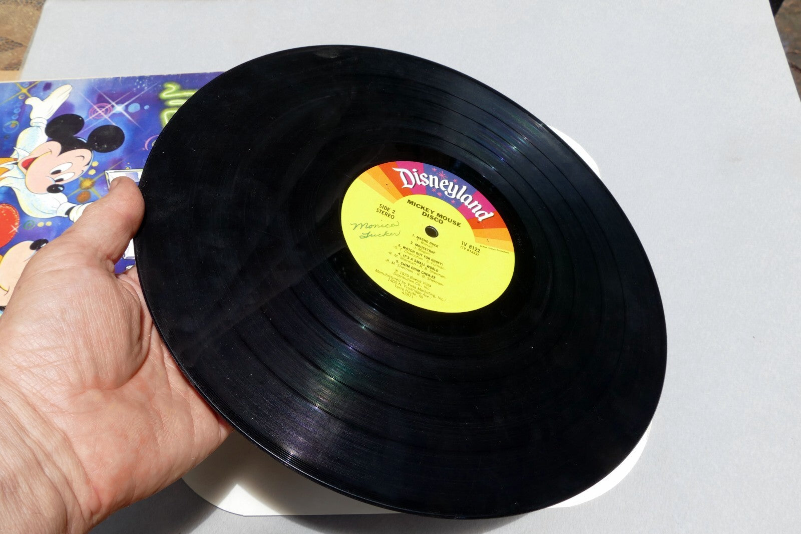 Mickey Mouse Disco Vinyl, LP 1979 Disneyland Walt Disney 1V 8122