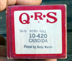 Qrs player piano word roll 10 420 candida