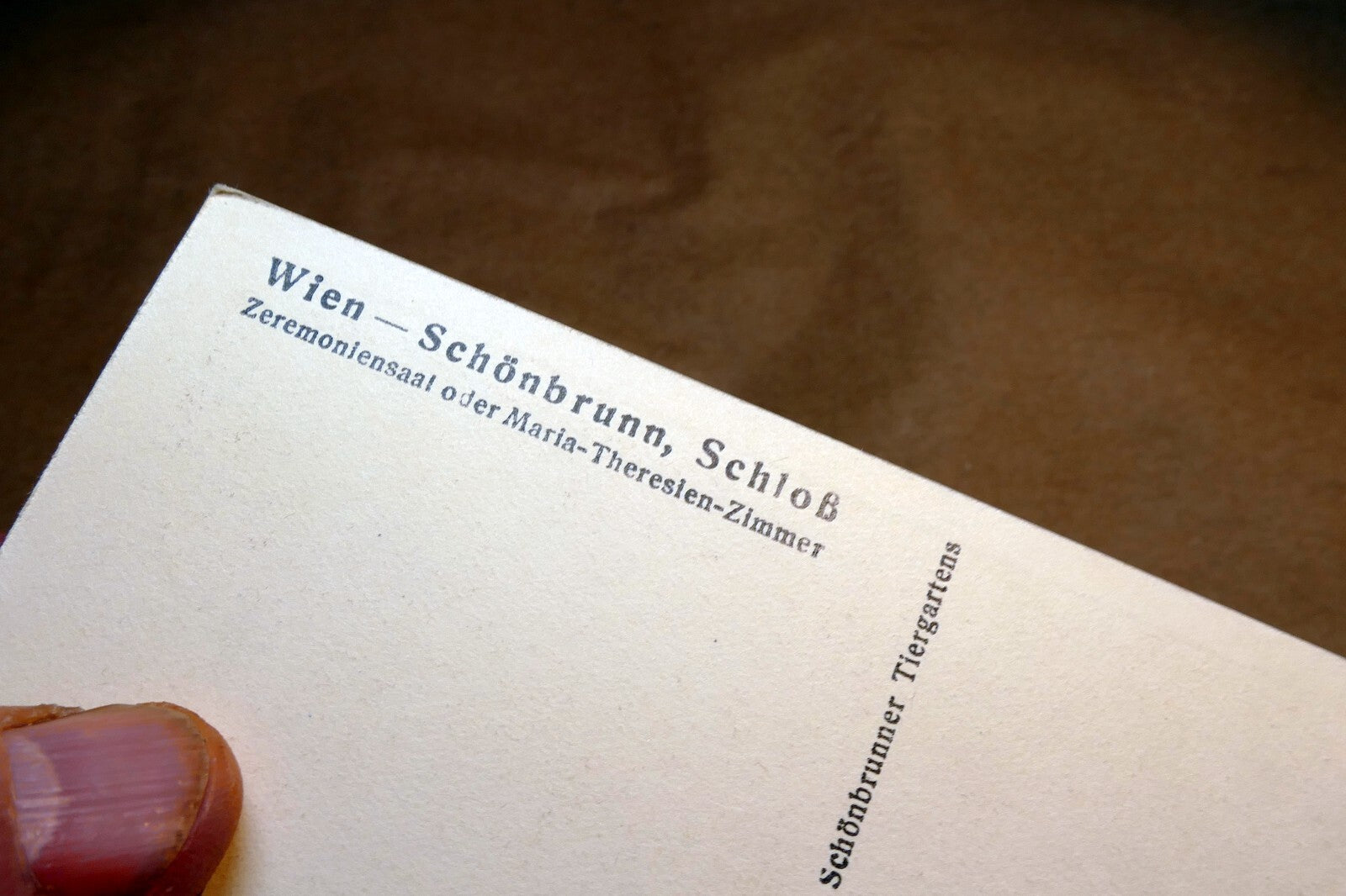 Wien - Schönbrunn Schloss Castle ballroom postcard Austria 1930's  - unposted