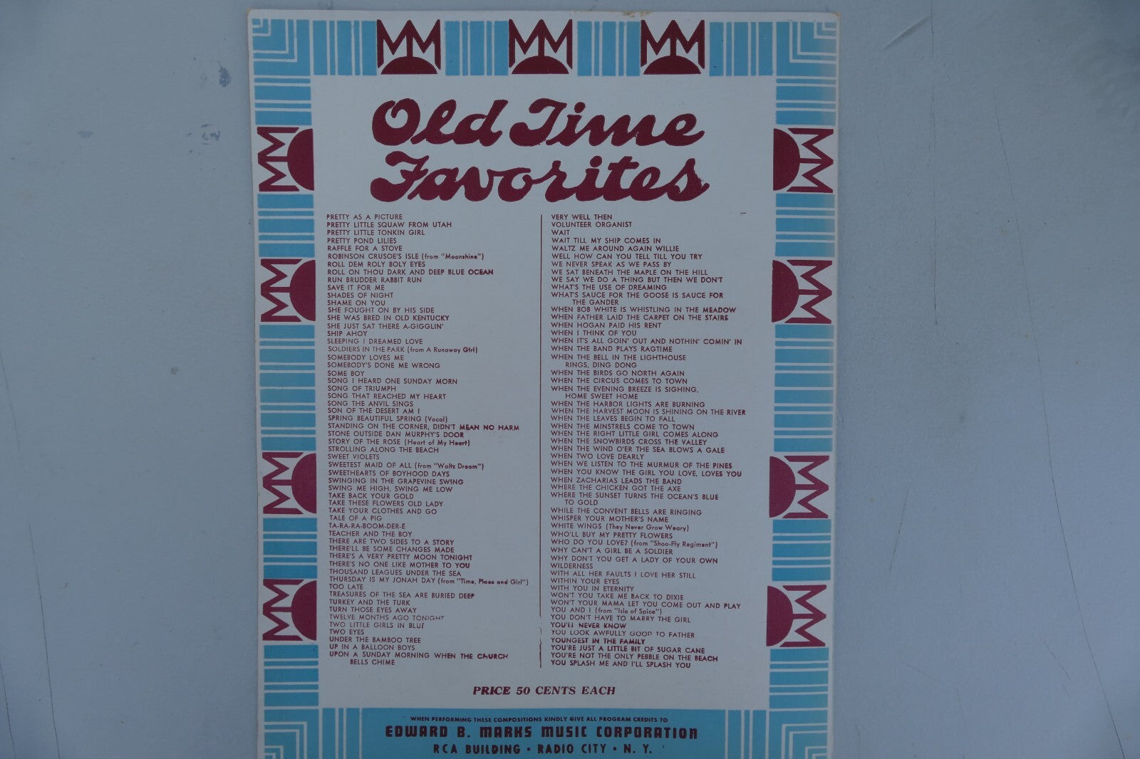 White Wings 1932 by Banks Winter, Edward B. Marks Music Co.