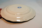 9" "Silverdale" Serving Bowl Hanley Blue Swinnertons England Transferware plate