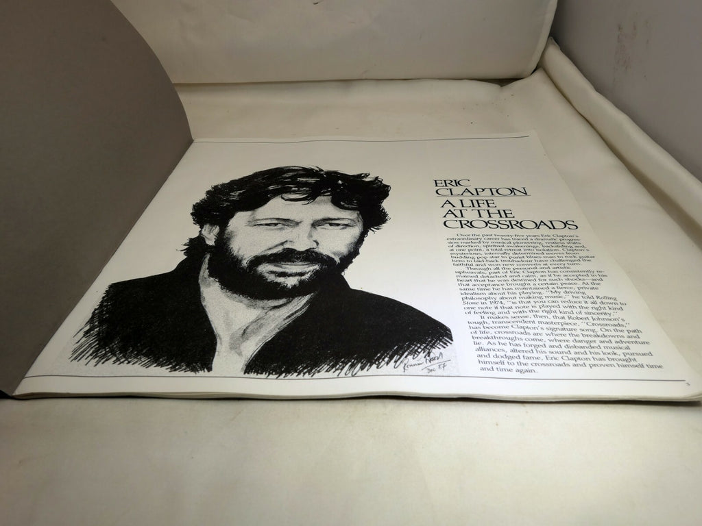 Eric Clapton crossroads 1988 book insert Polydor STDLCPTON K1