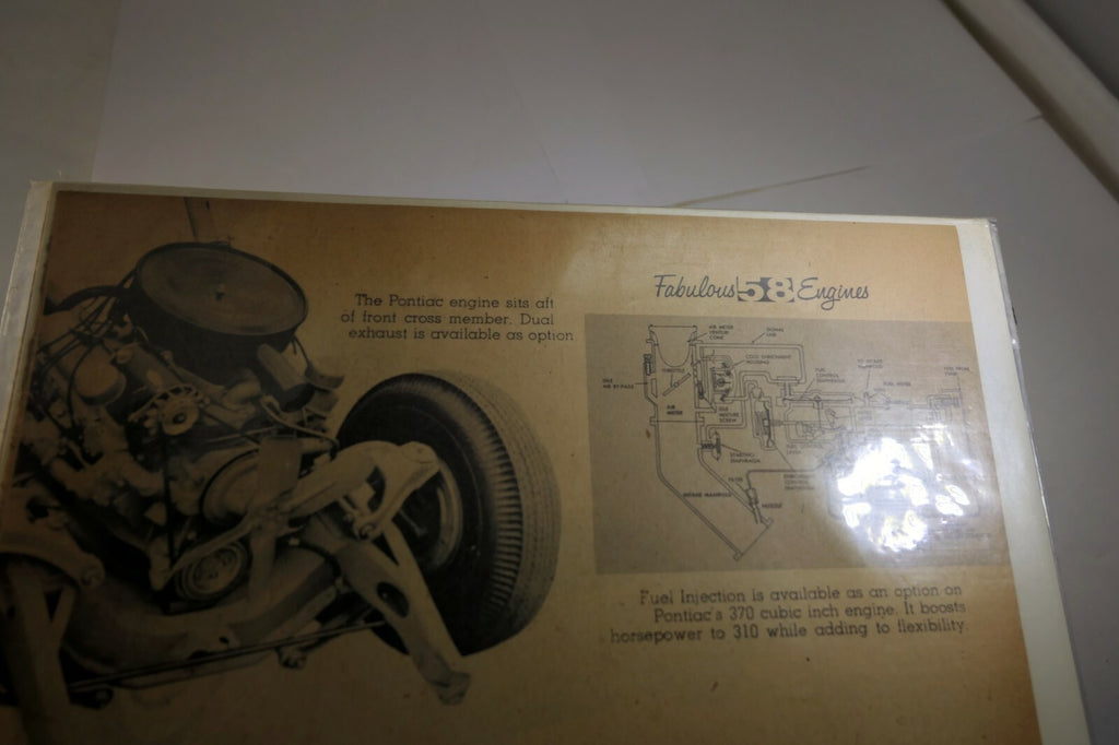 Pontiac Fabulous '58 engines Tempest 395 Magazine Advertisement AD 1958