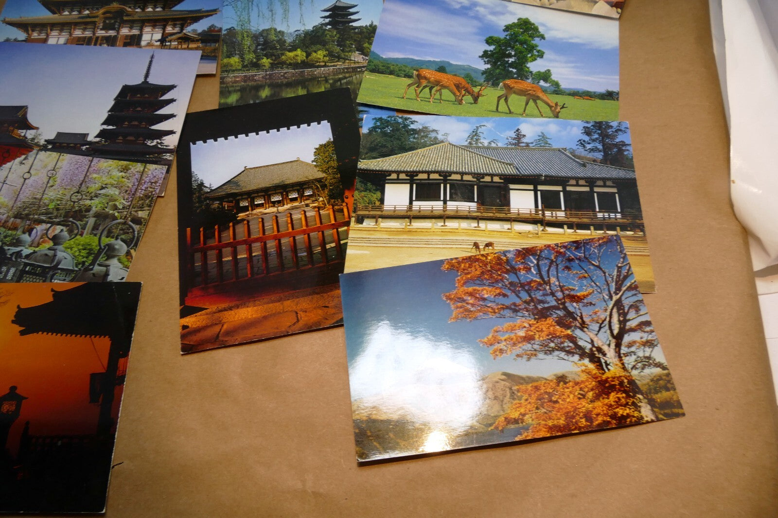 Todaiji Temple - Nara Japan Postcard 1970's  lot of 12 Pack Unposted vintage