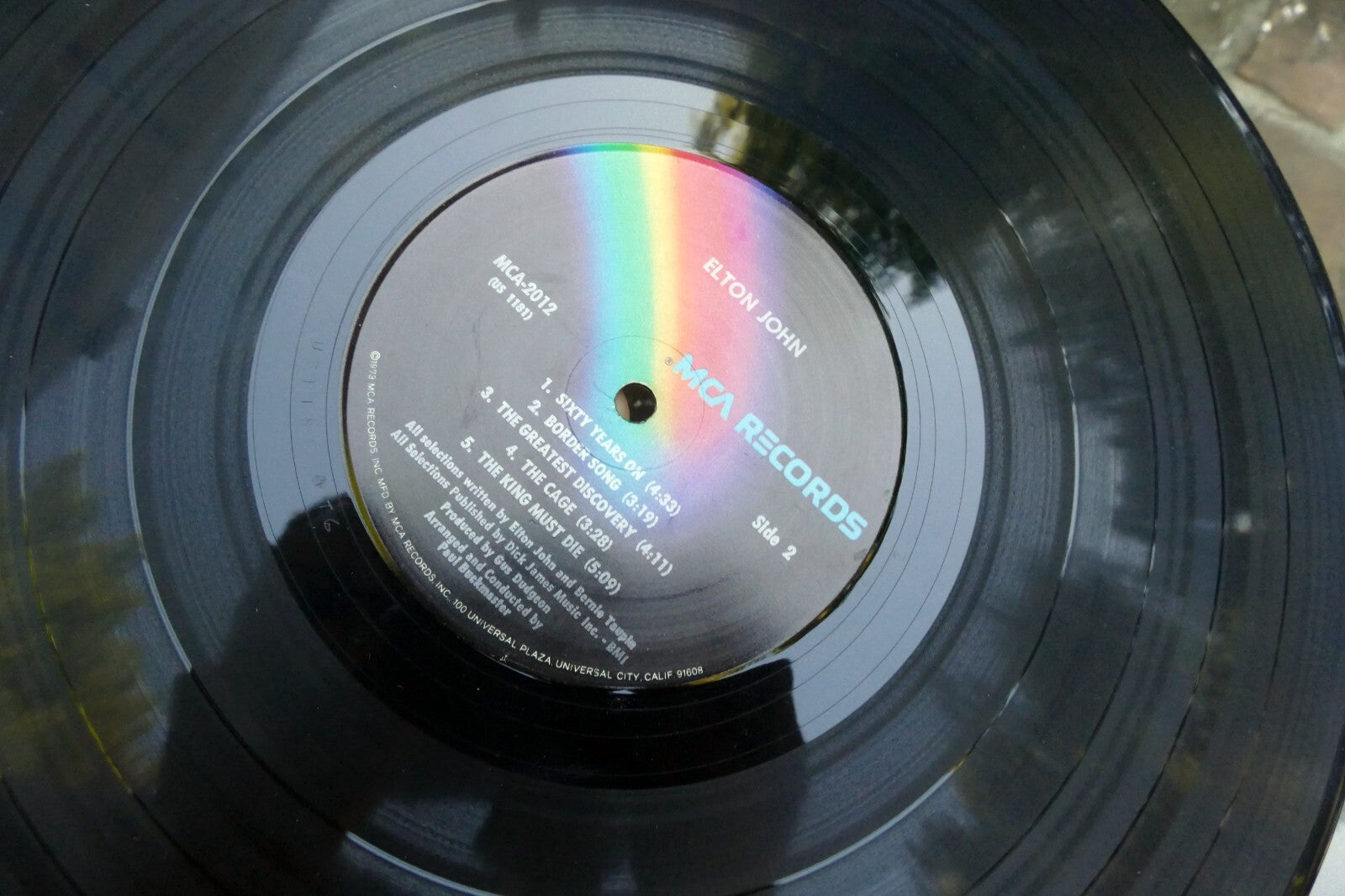 Vintage Elton John, LP Record, Gatefold (1973) MCA-2012 (US 1181)