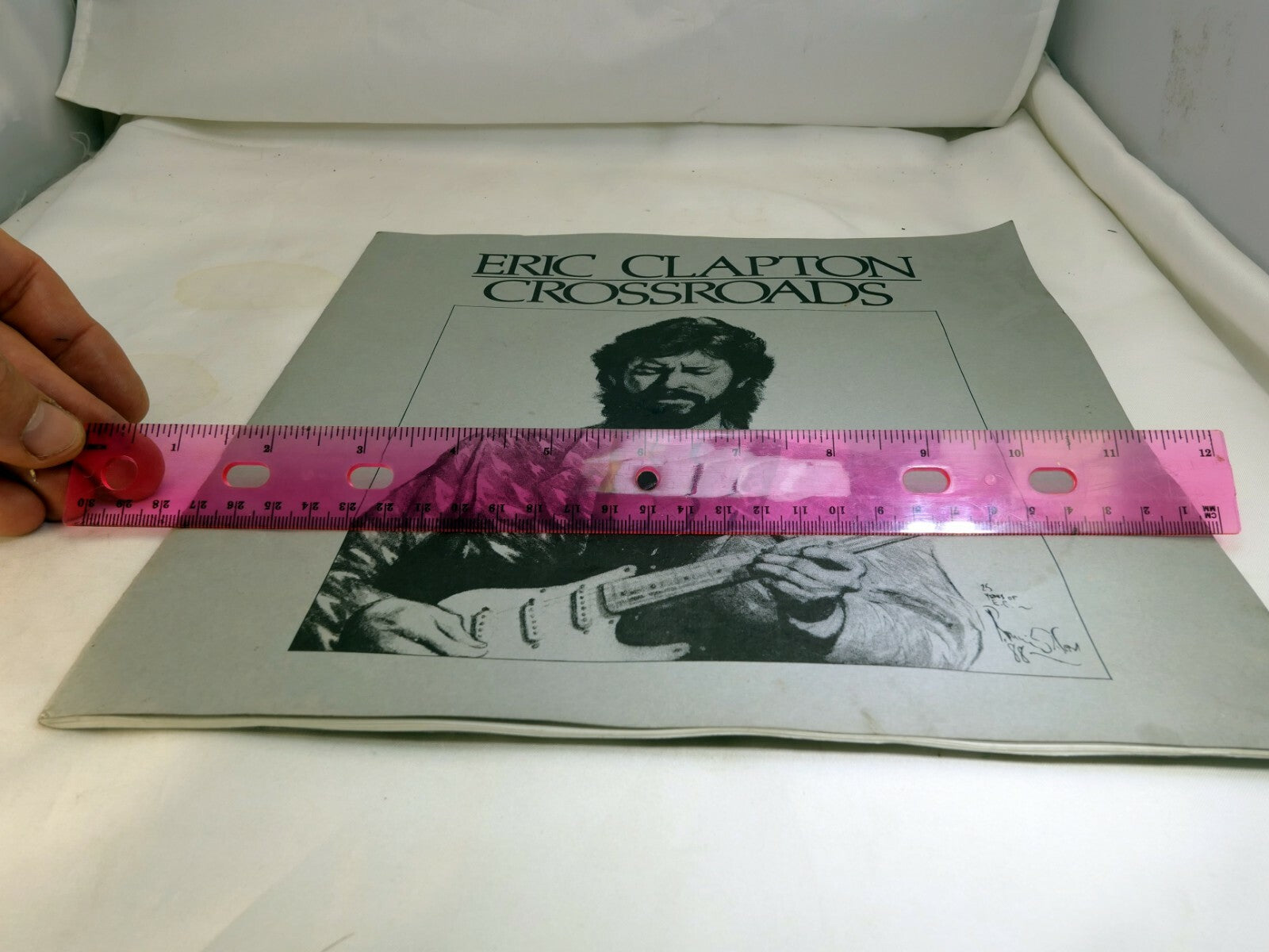 Eric Clapton crossroads 1988 book insert Polydor STDLCPTON K1