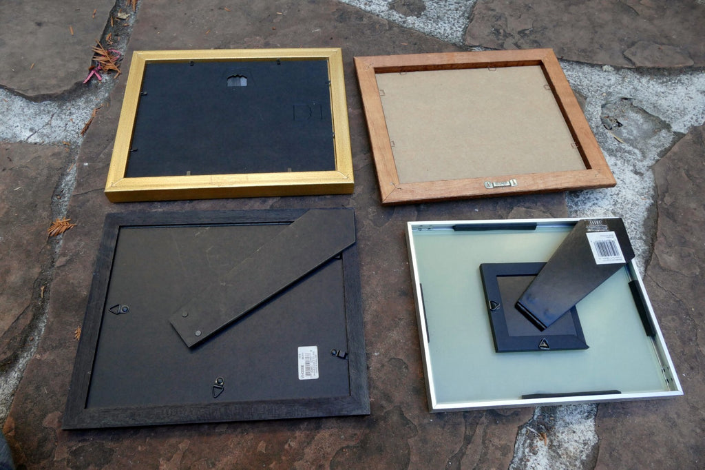 Pack of 4 Glass Wood Picture Portrait Frame  5X7" 8X10" Art Photo