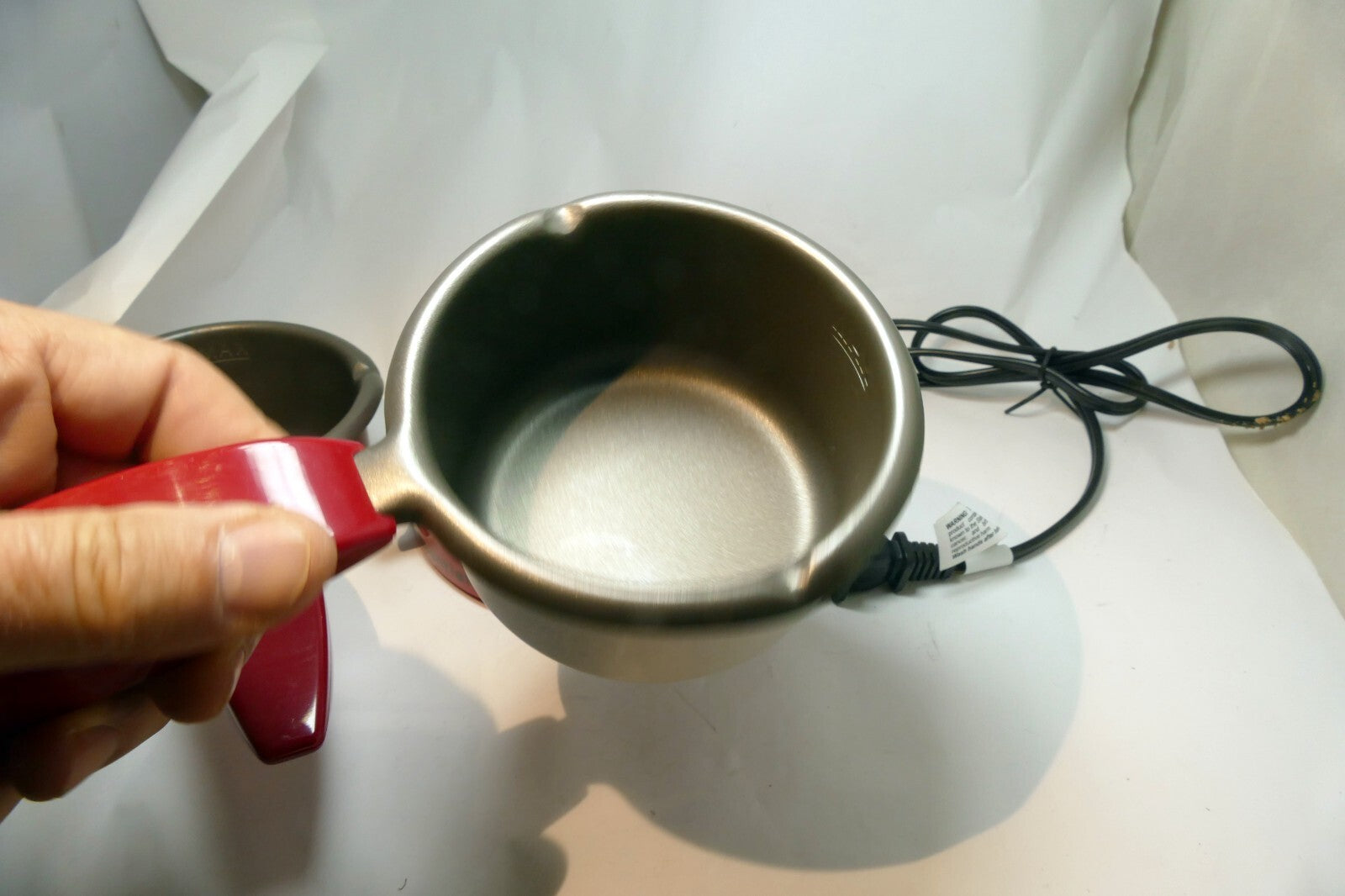 Cook's Essentials Red Chocolate Treat Maker With 2 MELTING POTS - CECM1R2
