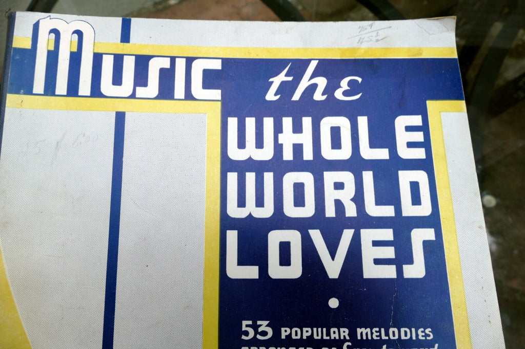 53 whole world loves piano solos sheet music willis weber 5624 dixie land 1936