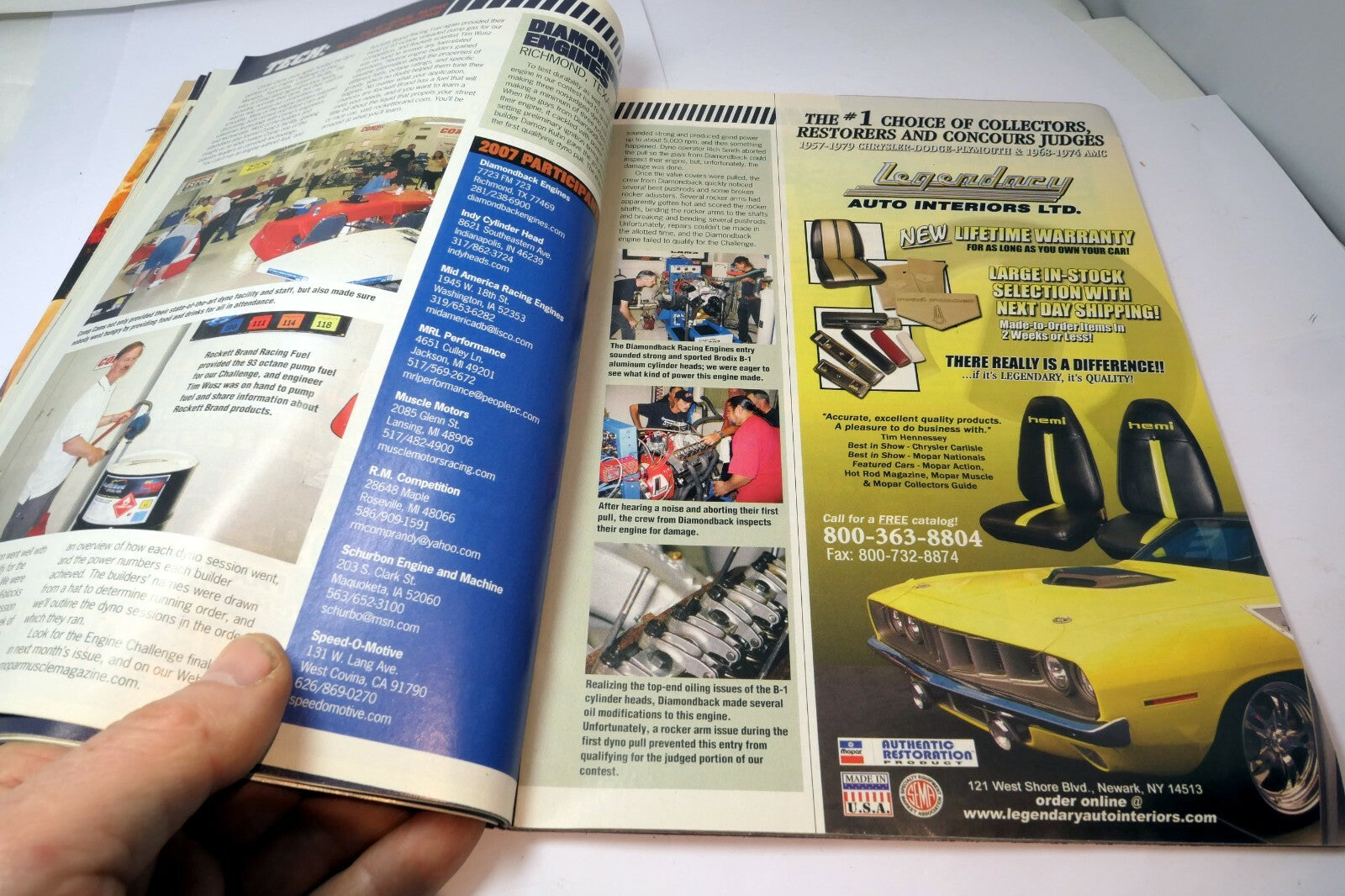 MOPAR Muscle Magazine February 2008 Modified Muscle Barn '71 HEMI Cuda 6.1L