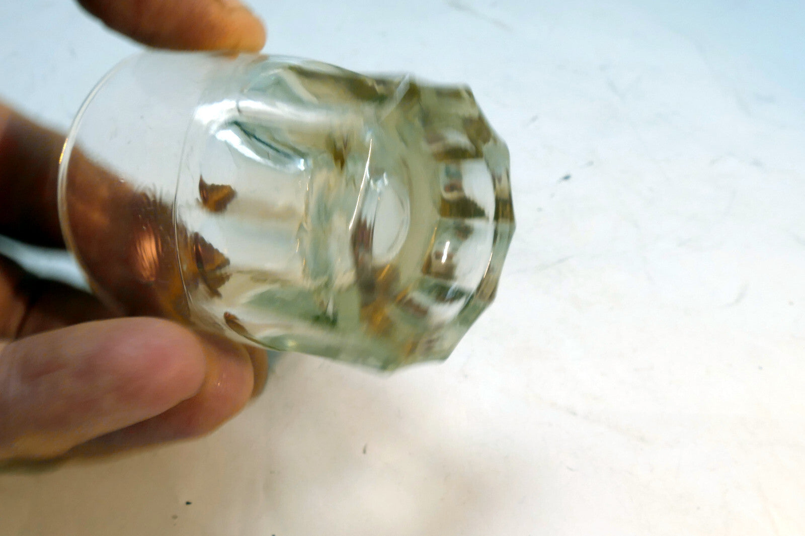 Rock Shot Clear Glass Thick Weighed Bottom 1 oz - New Orleans Style