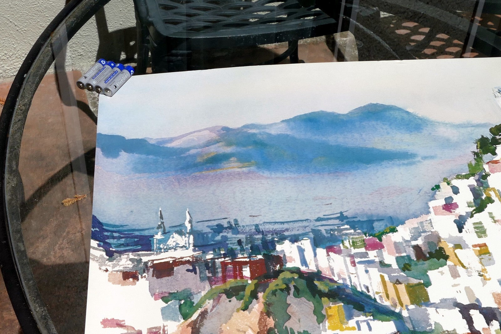 Coit Tower San Francisco Watercolor Print Signed Cecile Johnson California USA