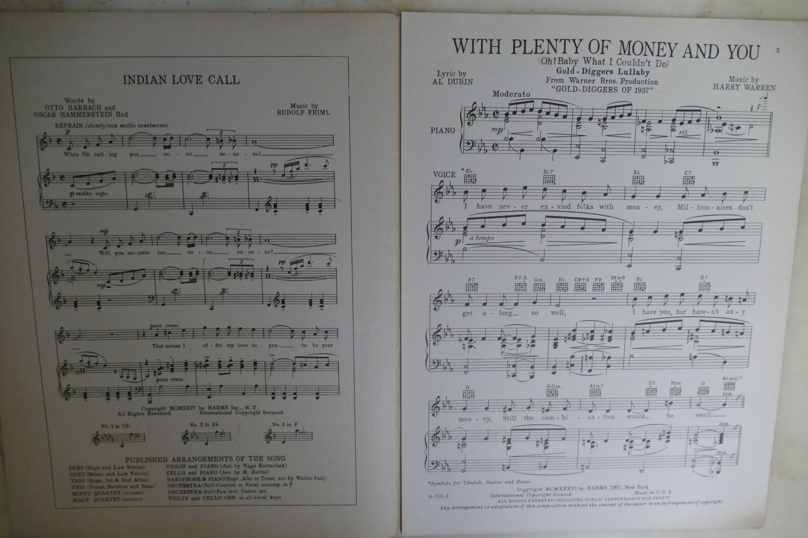With Plenty Of Money And You 1936 by Harry Warren and Al Dubin from Gold Diggers