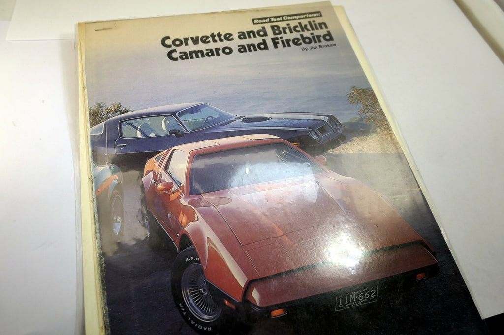 2974 Corvette , Camaro and Firebird Comparison Road Test Magazine clippings 