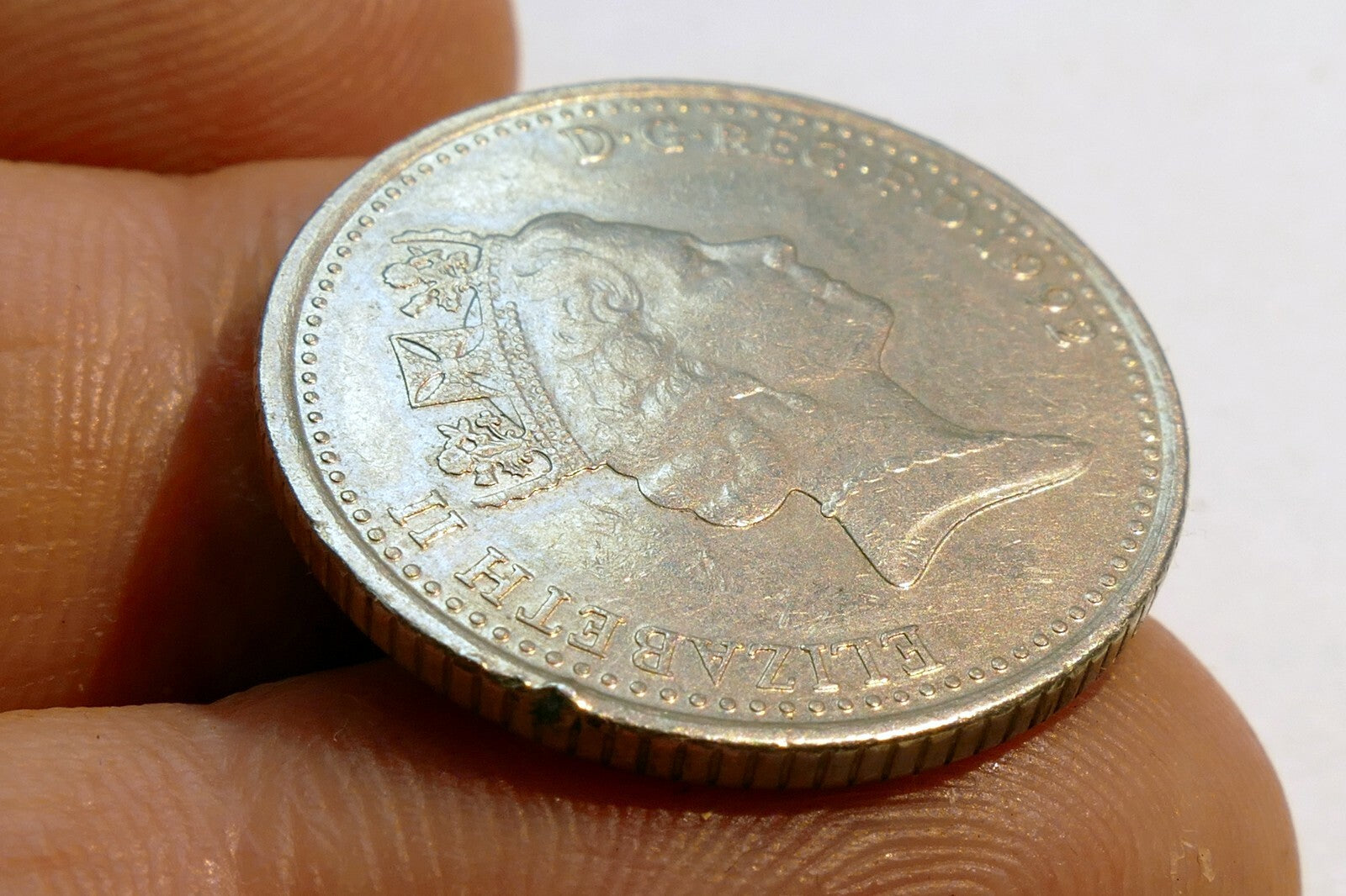 Ten Pence Coin Elizabeth II 1992 GREAT BRITAIN 10 TEN PENCE UK Lion