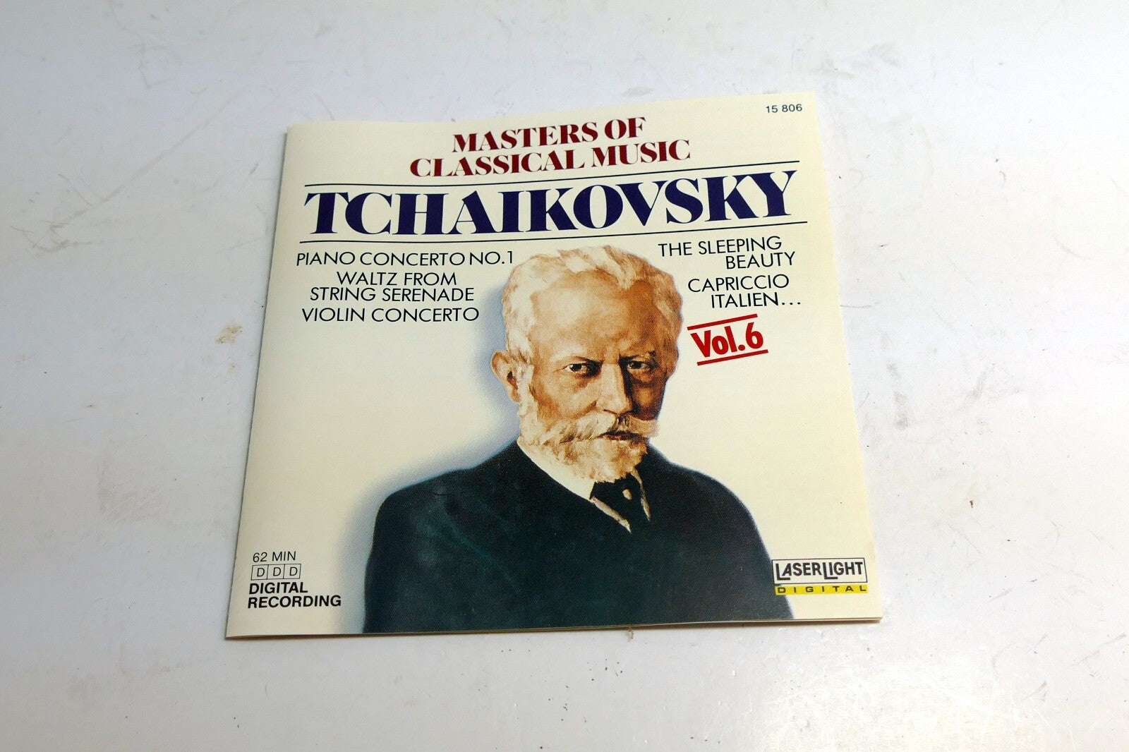INLAY Cover ART Only NO Case or CD included Master  Classical Music Tchaikovsky