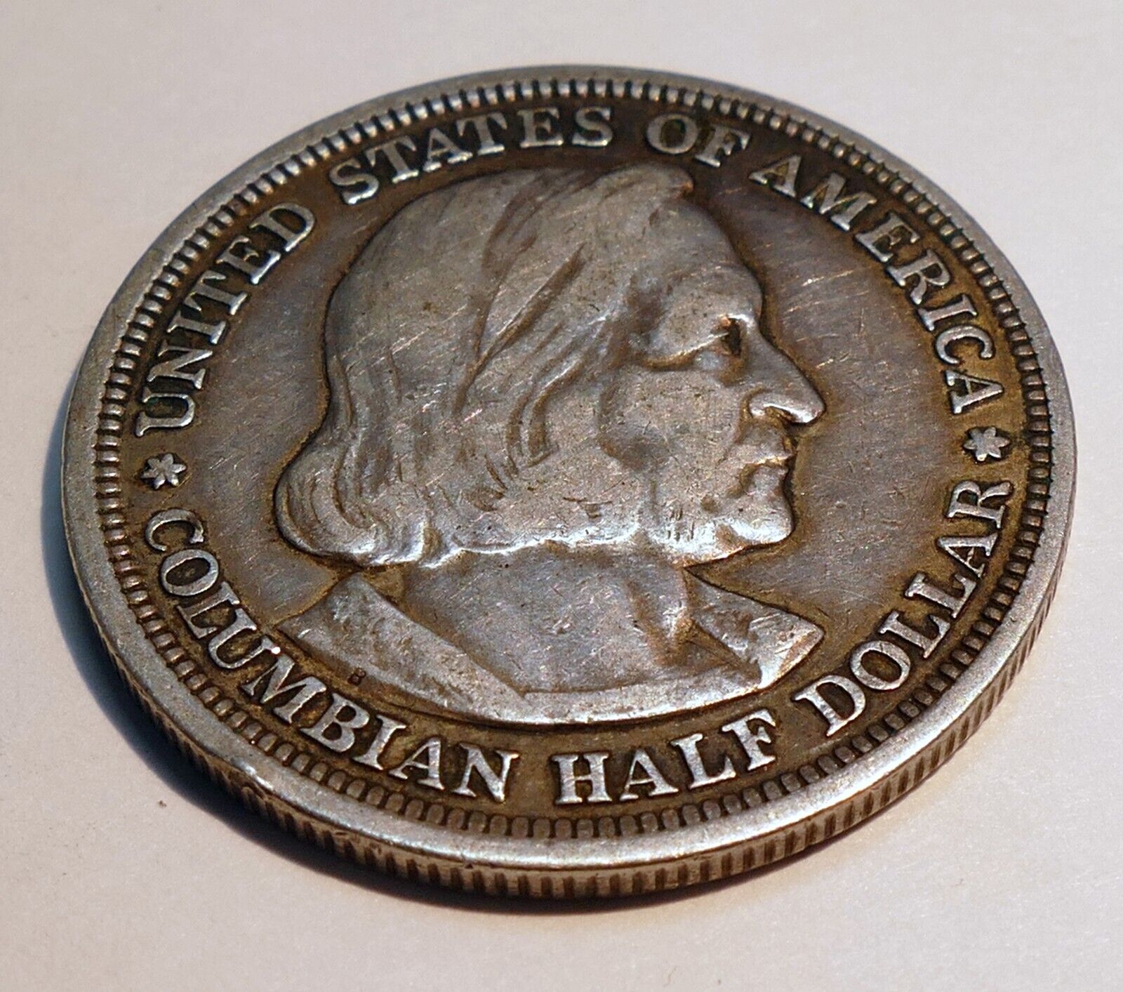 1893 columbian expo half us dollar 90% silver coin