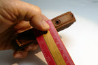 34" long 3/4" wide belt  vintage small faux leather