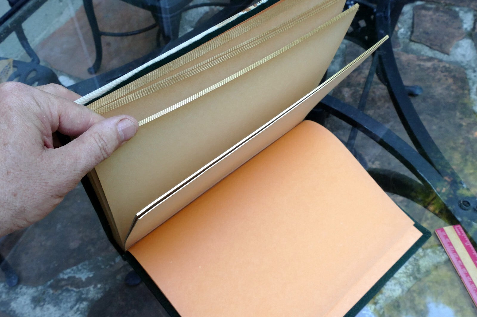 Antique Photo Album Japanese  large 10X12"