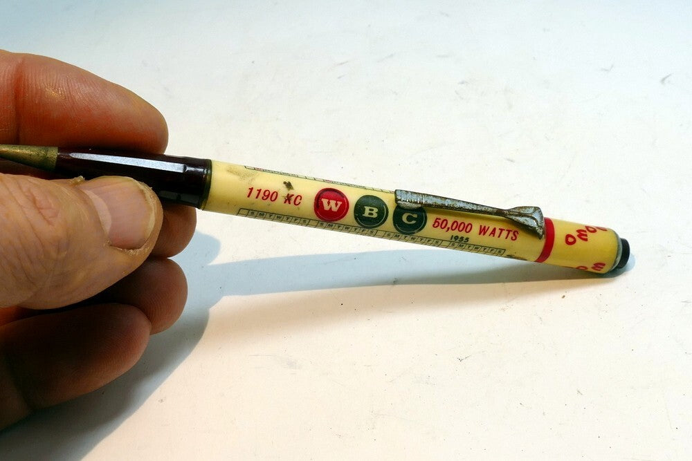 Mechanical Pencil 1190 KC WBC 50,000 watts WOWO 1955 calendar