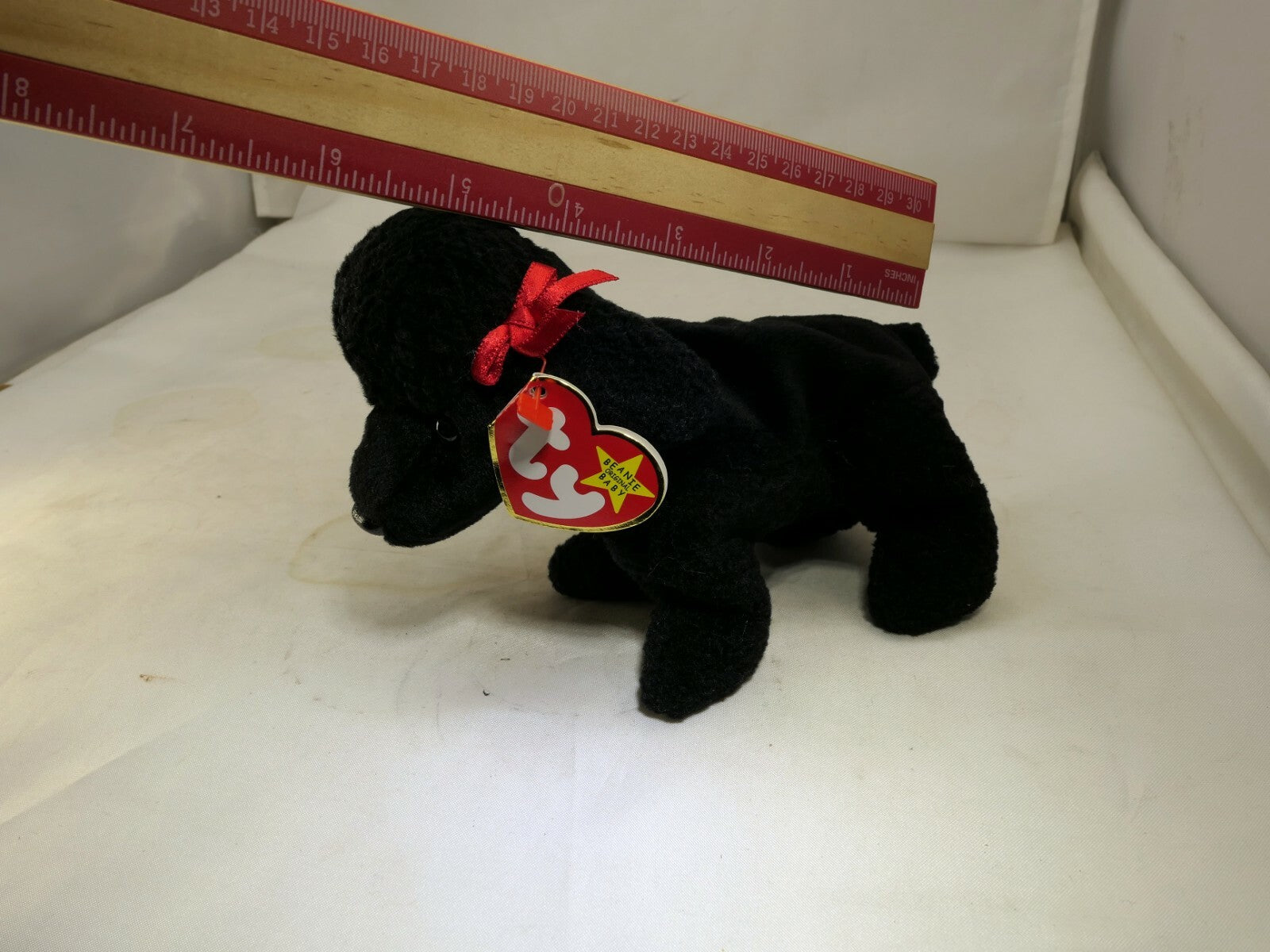 TY GIGI Beanie Baby  With Tag Year 1998 Plush Toy Dog puppy Poodle