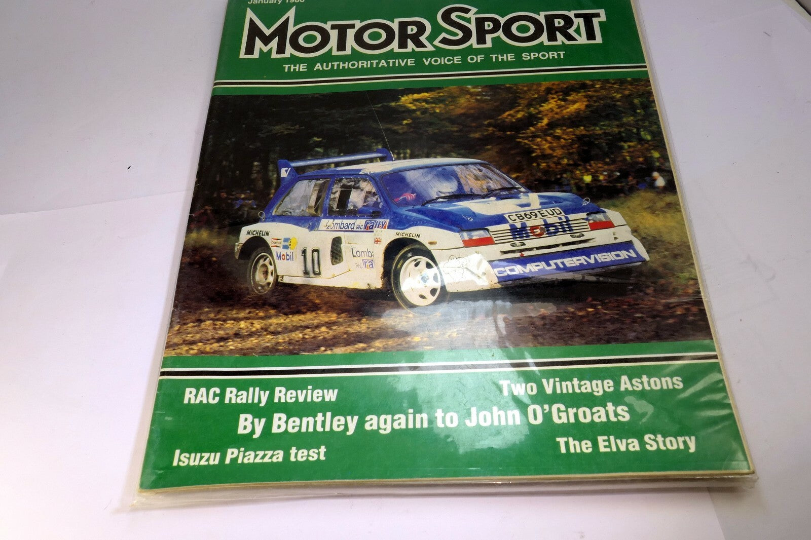 Motor Sport Magazine January 1986 Isuzu Piazza test, Bentley again ...