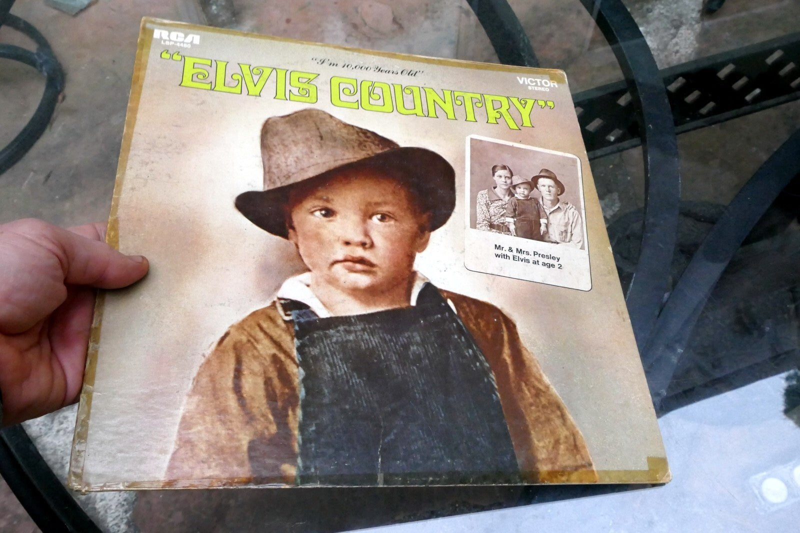 1971 Elvis Presley Elvis Country LSP-4460 - ALBUM ART COVER ONLY