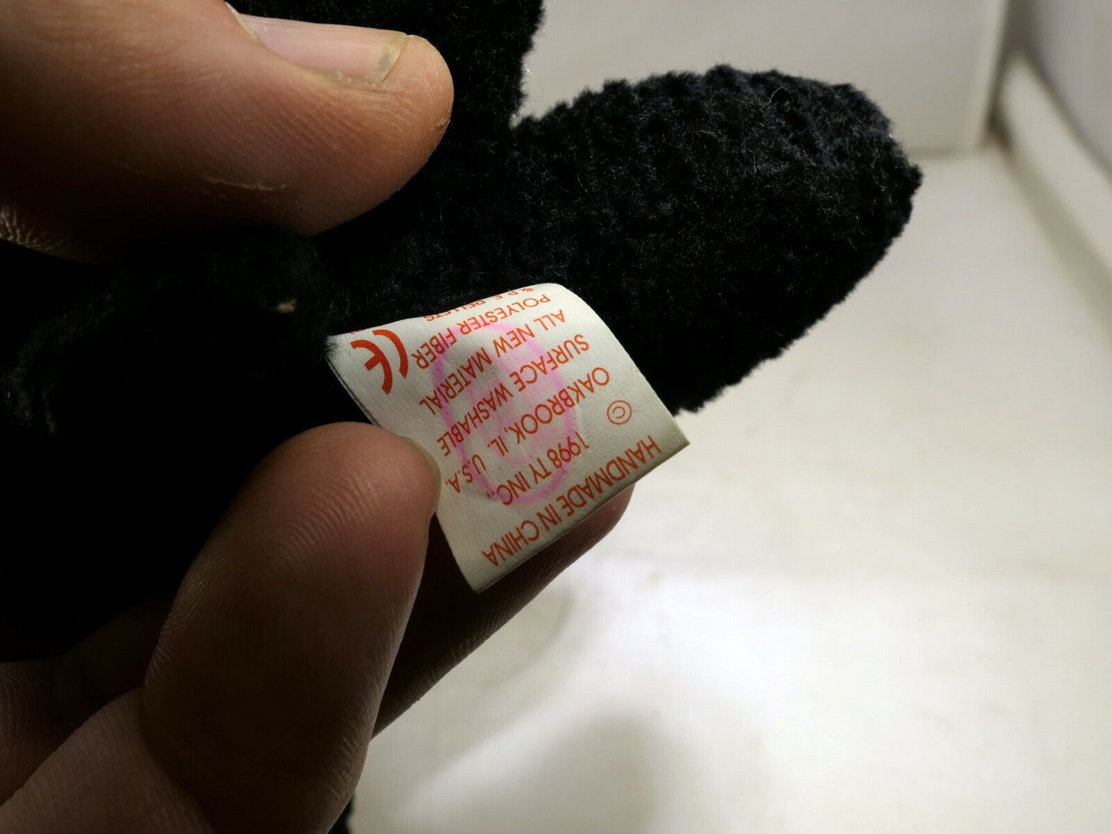 TY GIGI Beanie Baby  With Tag Year 1998 Plush Toy Dog puppy Poodle