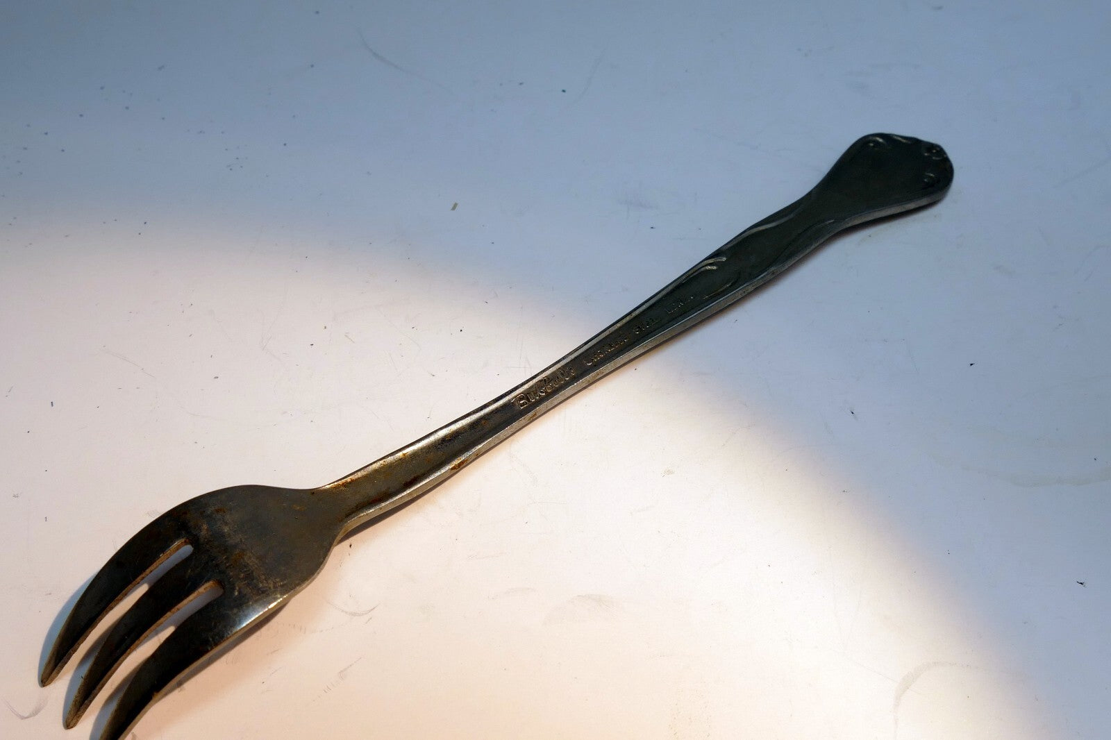 Buffalo Fork  Stainless   Flatware New York vintage salad or desert  6" long