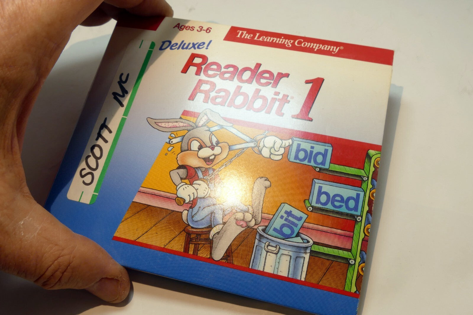 Empty CD Jewel Case for Reader Rabbit 1 Learning Personalized Disc CD-ROM
