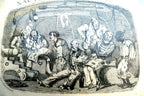Nautical dictionary henry heath caricature print title page 1840 victorian navy