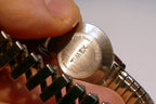 TIMEX LADIES WATCH WRISTWATCH Silver TONE - as found Untested  parts or repair
