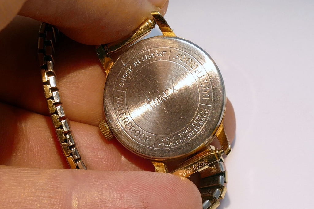 TIMEX LADIES WATCH WRISTWATCH GOLD TONE - as found as is parts repair
