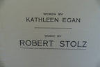 Our Finest Hour 1949 by Robert Stolz and Kathleen Egan Edward B. Marks Music Co.