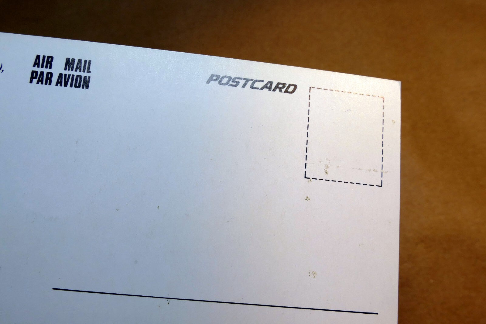 747 B Boeing Singapore Airlines Airplane Blue Sky Postcard Unposted