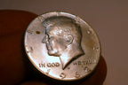 1968 D John F Kennedy  half dollar coin US 40% SILVER