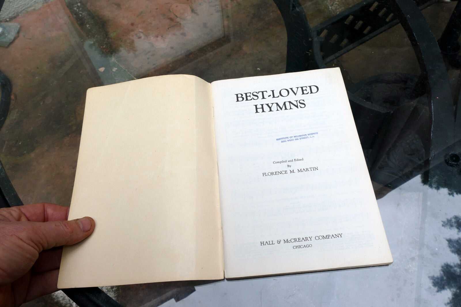 Sheet Music Best-Loved Hymns by Florence Martin 1940 Hall & McCreary Co. Chicago