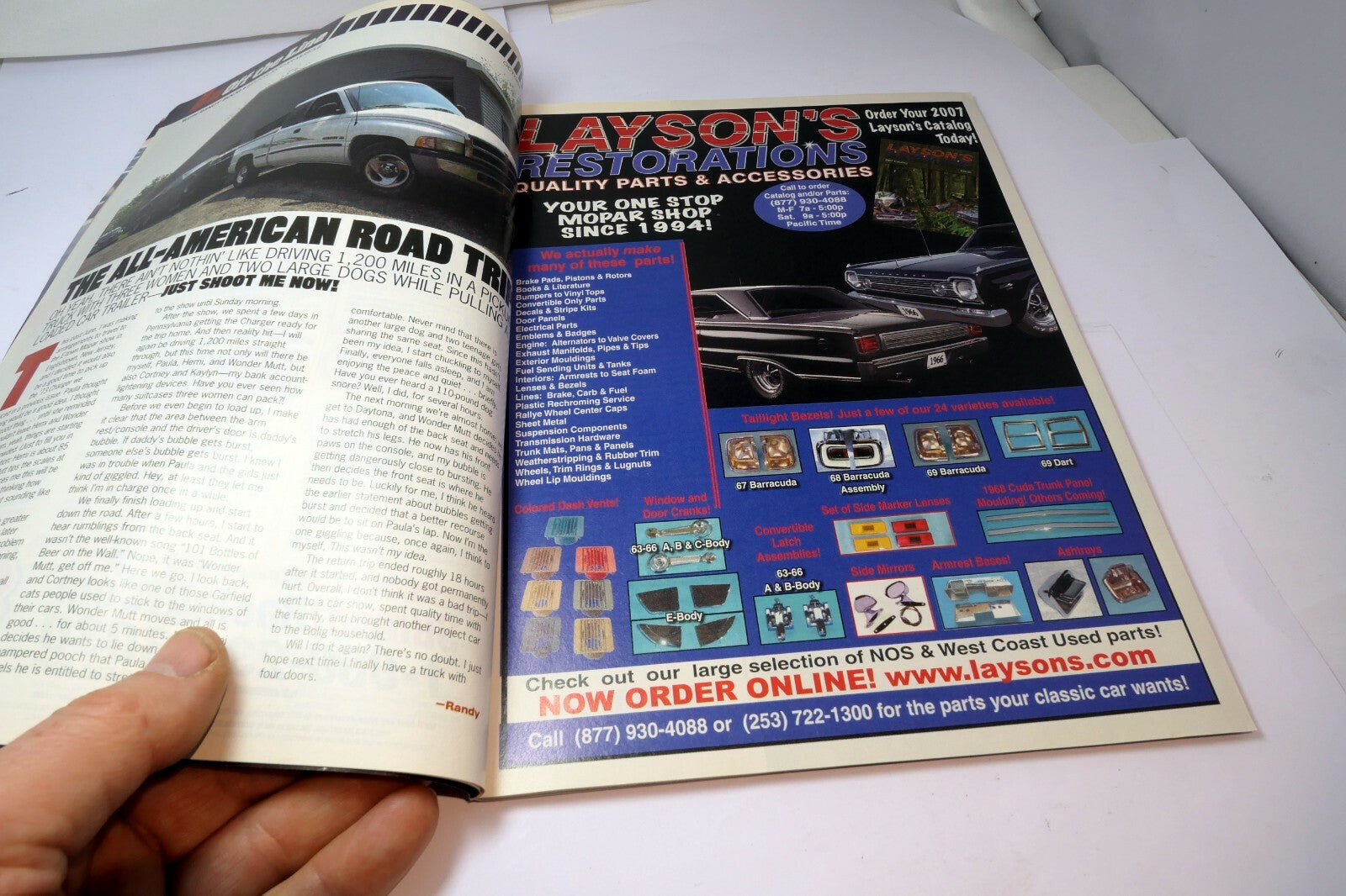 MOPAR Muscle Magazine October 2007 True Street Challenge '69 Big-Block Dart