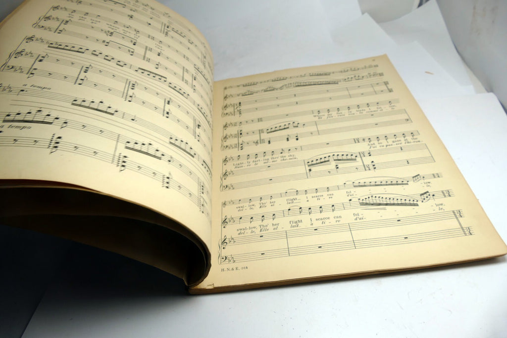 Most Popular Drawing Room and Concert Songs Sheet Music Book for High Voice 1912