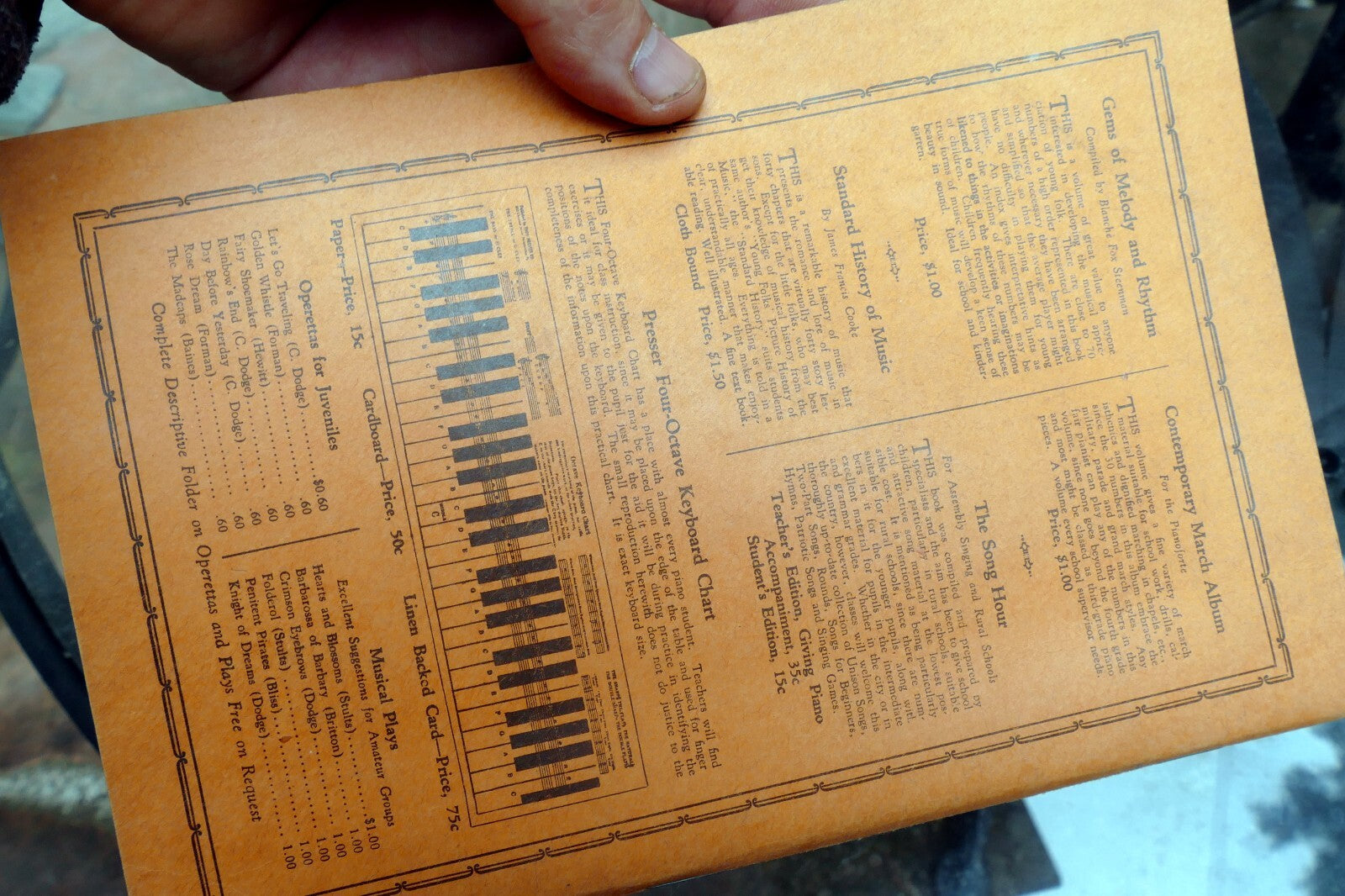 Sheet Music FAVORITE SONGS OF THE PEOPLE Vox Populi 1927 Theodore Presser Co