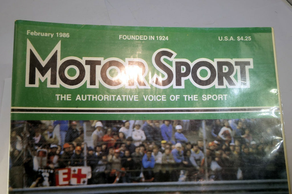Motor Sport Magazine February 1986 Porsche 924S Test Morocco Rally Formula One