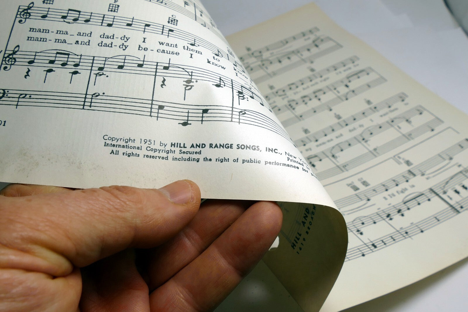 Mom And Dad's Waltz    1951 Sheet Music
