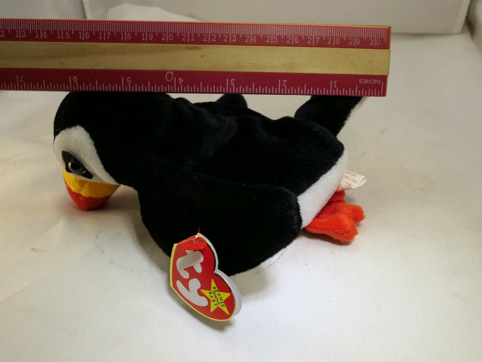 TY Beanie Baby Puffer Rare/Retired 1997 plush toy collection bird  Puffin