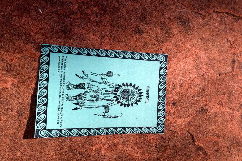 "SUNFACE" Navajo The  Kachina Native American Tribal Brochure