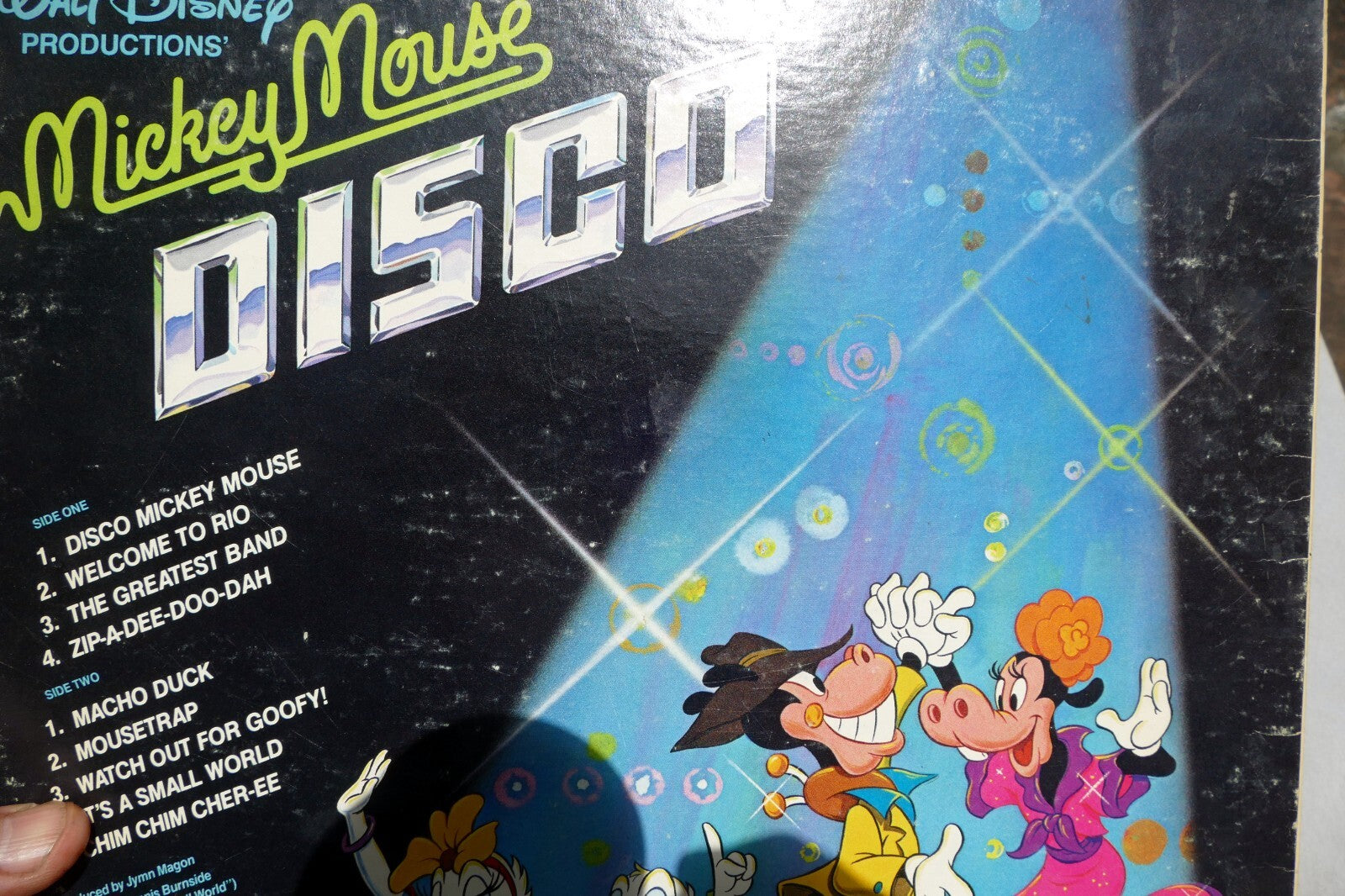 Mickey Mouse Disco Vinyl, LP 1979 Disneyland Walt Disney 1V 8122