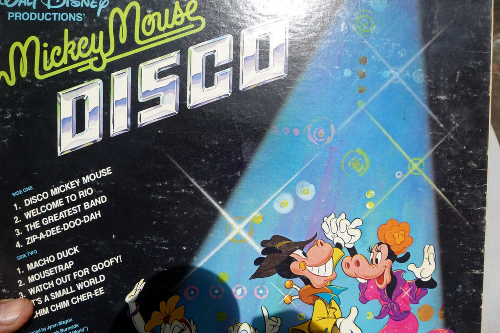 Mickey Mouse Disco Vinyl, LP 1979 Disneyland Walt Disney 1V 8122