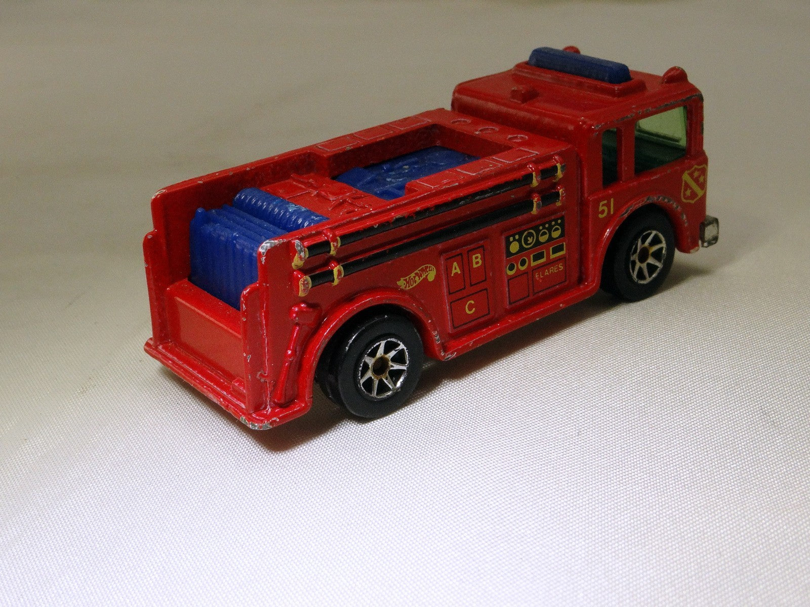Hot Wheels  Mattel Fire Truck Red Engine 1976 vintage prototyp