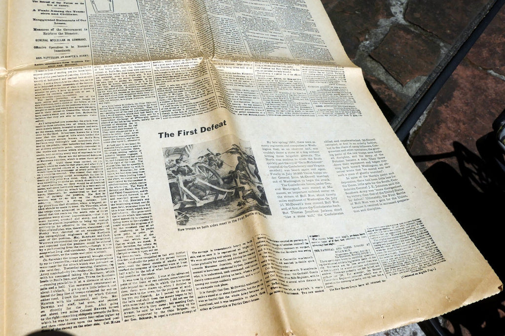 New York Times November 2,  1861 - Reprint - Civil War Reconstruction