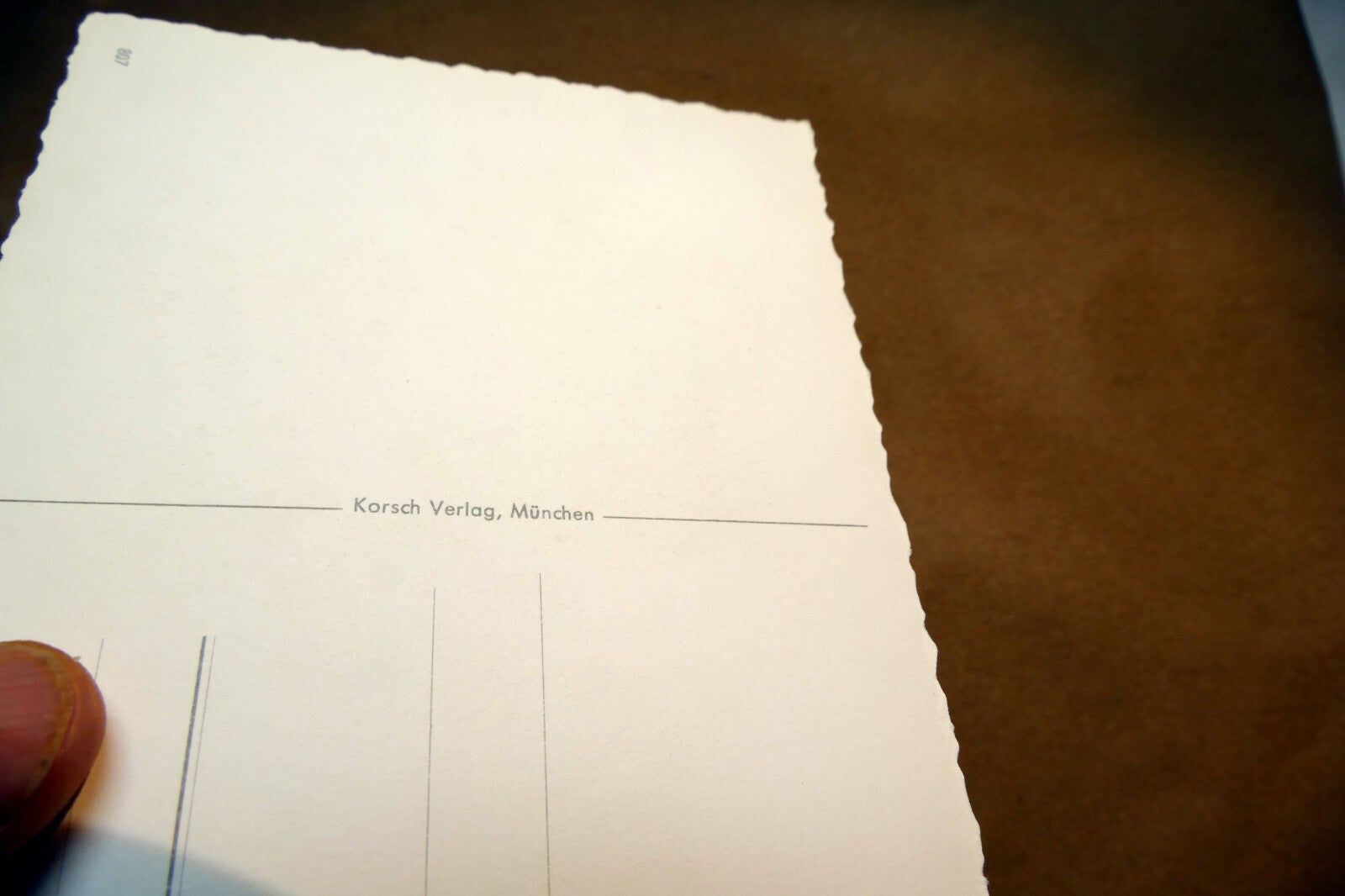 Adolf KORSCH VERLAG Postcard Munchen Girl with Flowers Berries - Unposted Art