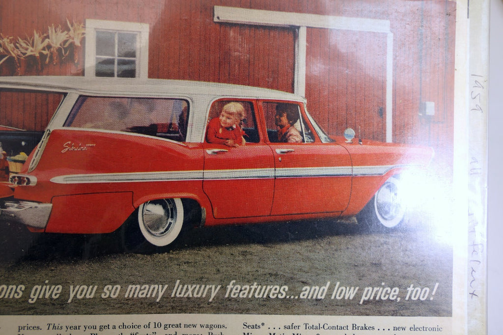 1959 Plymouth Wagon V8  Magazine clippings advertisement Ad